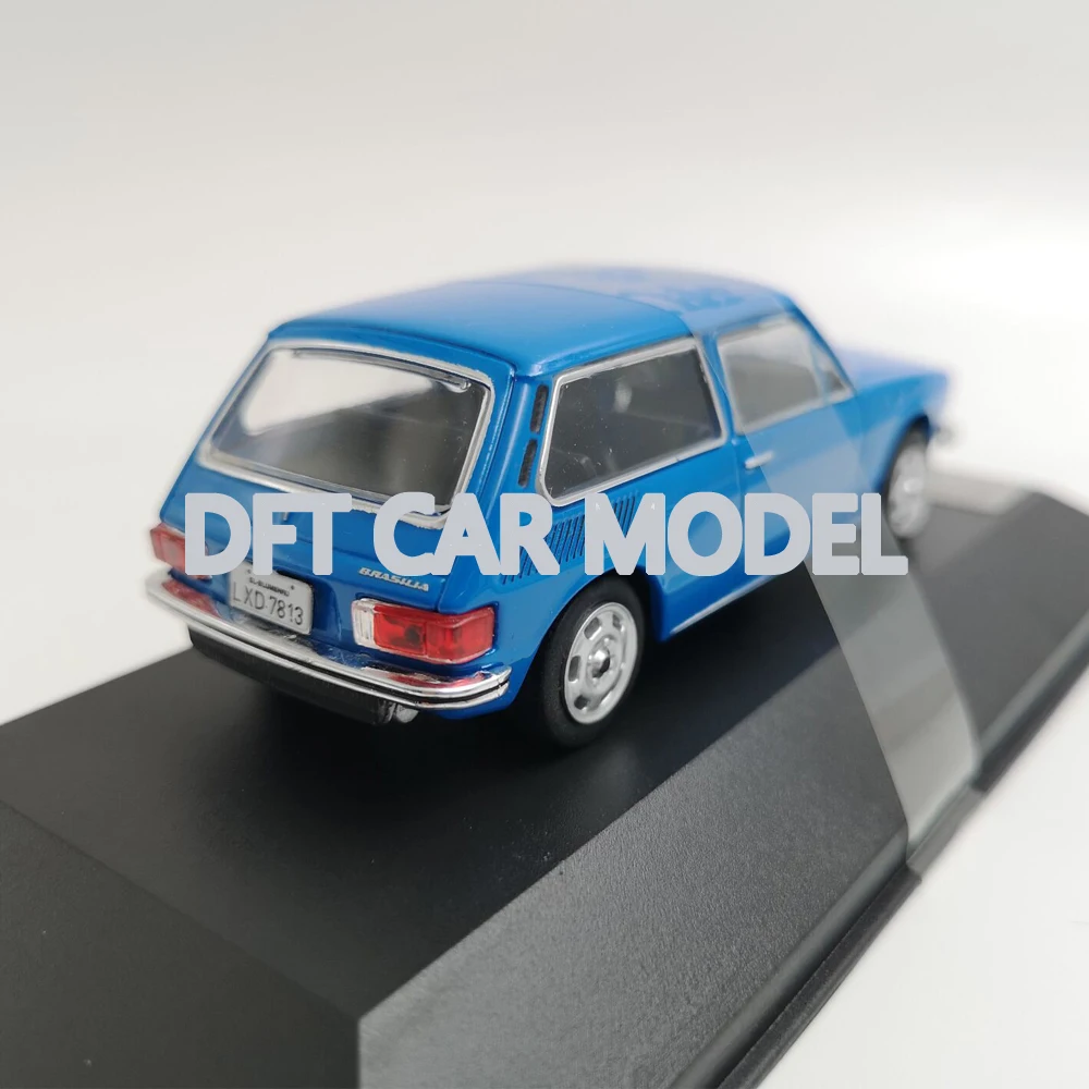 1:43 сплав VW Brasilia 1975 модель автомобиля детская игрушка автомобили синий цвет авторизованный игрушки для детей