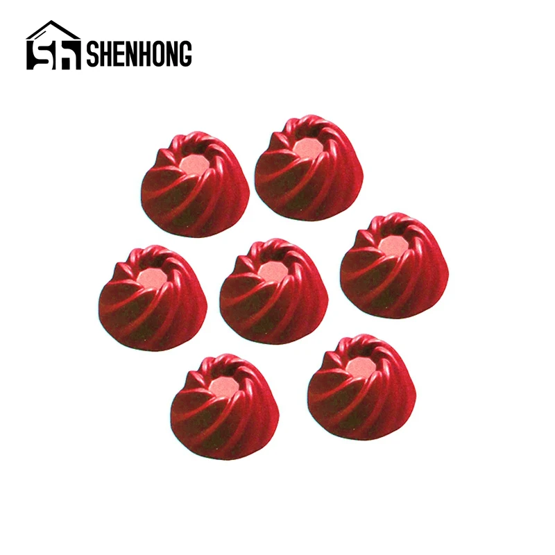 

SHENHONG 18 Cavity Polycarbonate Chocolate Mold Whirlwind Candy Maker Confectionery Baking Mould Dessert Pan Decoration Tray