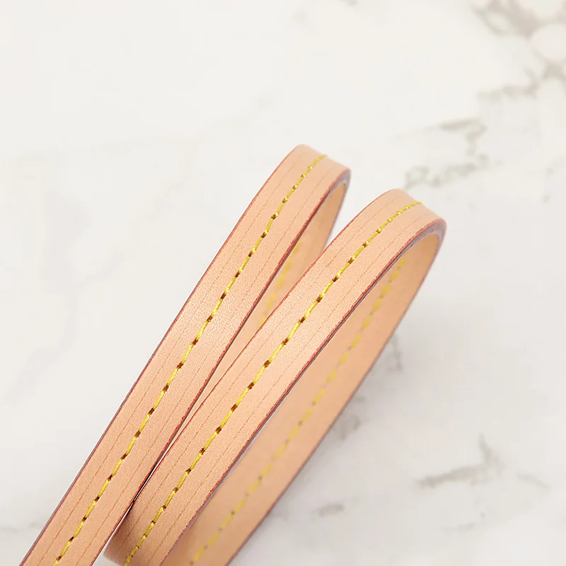 Personalization Genuine Leather Handle Short Bag Strap Shoulder Detachable Bag Replacement Women Wrist Strap Accessories