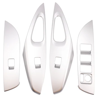 

Car Inner Door Armrest Window Lift Button Cover Trim Fit for Toyota Corolla 2019 2020 / Matte ABS