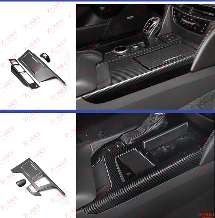 Z-ART углеродное волокно выглядит внутренняя отделка части для cadillac CT6 interiror отделка 29 шт. комплект для cadillac CT6