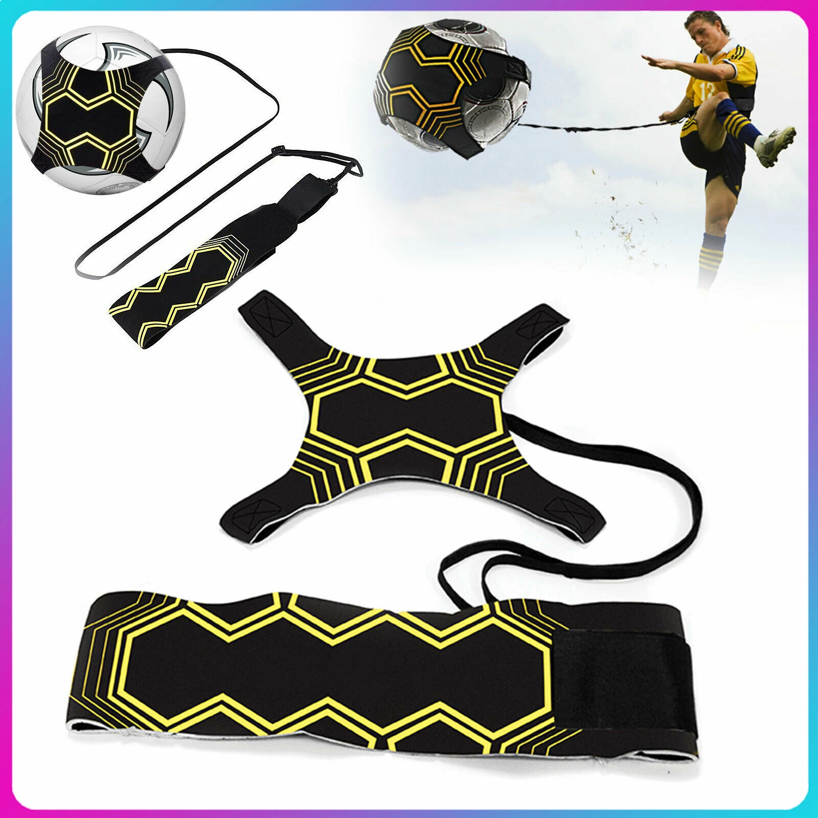 Equipment-Ball-Bags Skills Soccer-Trainer Football-Kick-Throw Training Solo Practice