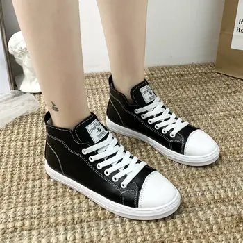 

2020 Summer Fashion Women Sneakers Student Denim Casual High Top Flats Female Spring Canvas Shoes Trainers Lace Up Ladies