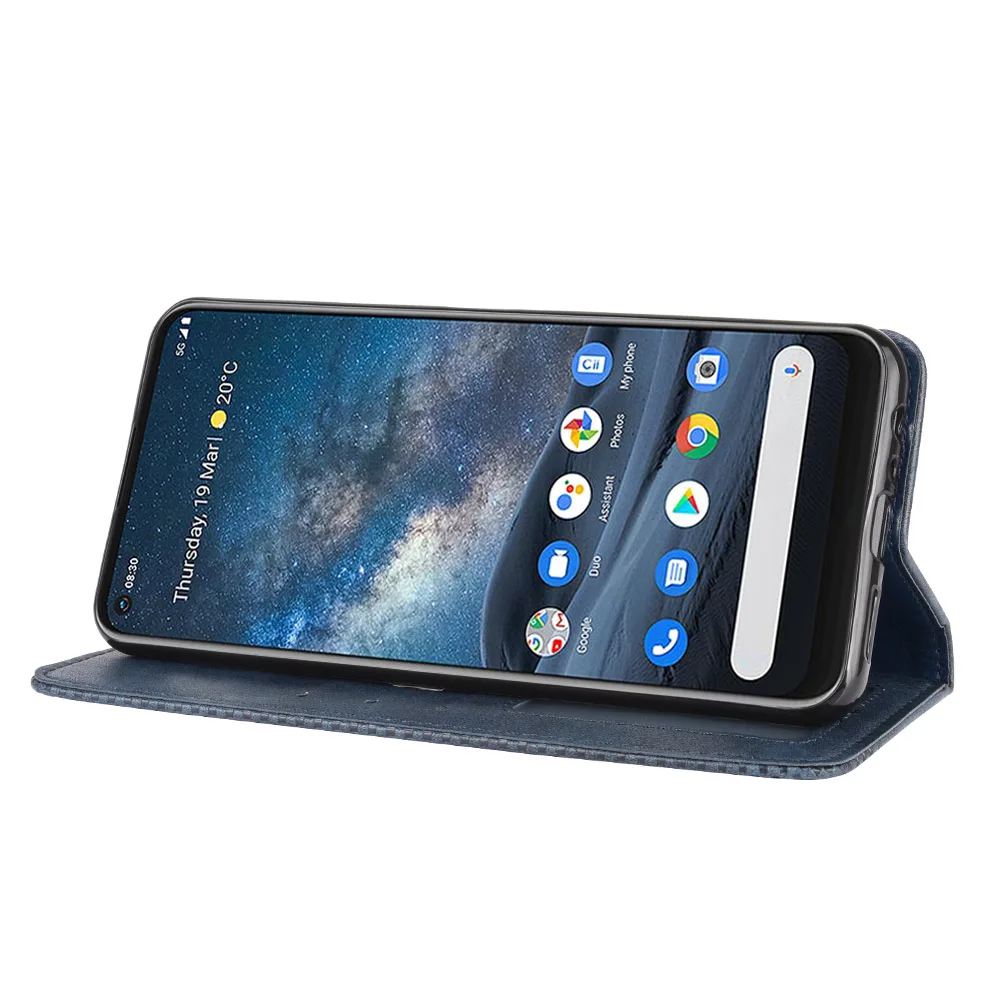 Luxury Leather Flip Cover with Stand & Card Slot