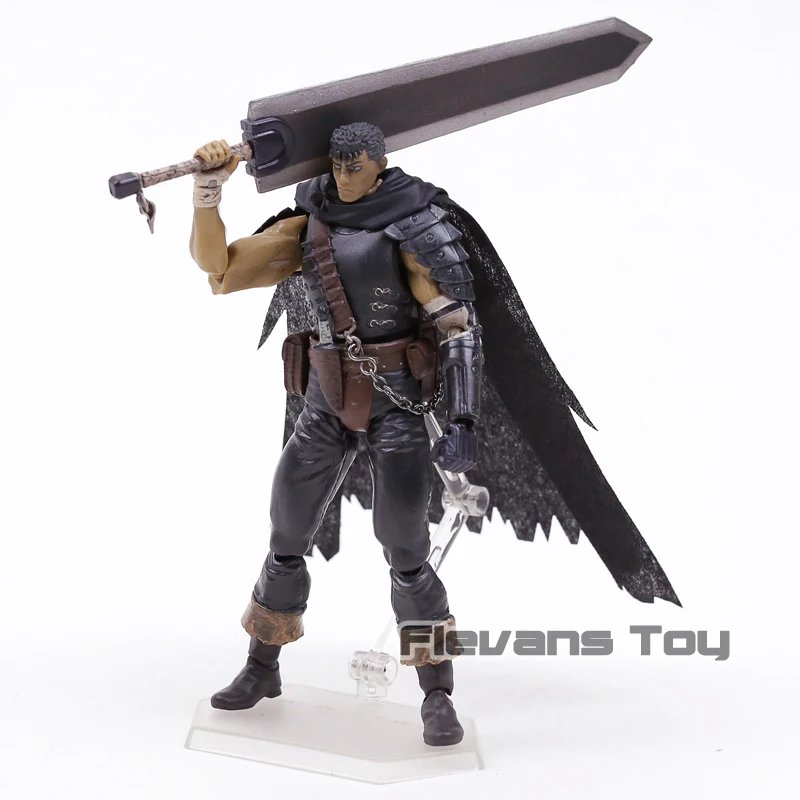 Берсерк фигма 359 кишки черный фехтовальщик Ver Repoint Edition ПВХ фигурка Коллекционная