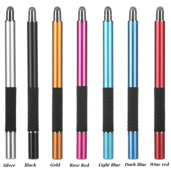 

Universal 2 in 1 Tablet Pens Stylus Drawing Capacitive Screen Caneta Smart Pen Accessories Touch Pen for Mobile Android Phone