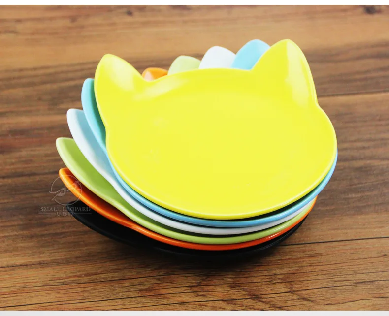Manufacturers Direct Selling Pet Ceramic Bowl vivipet Cat Head Plate Meal Plate Cat Snack Bowl Cat gou shi pen