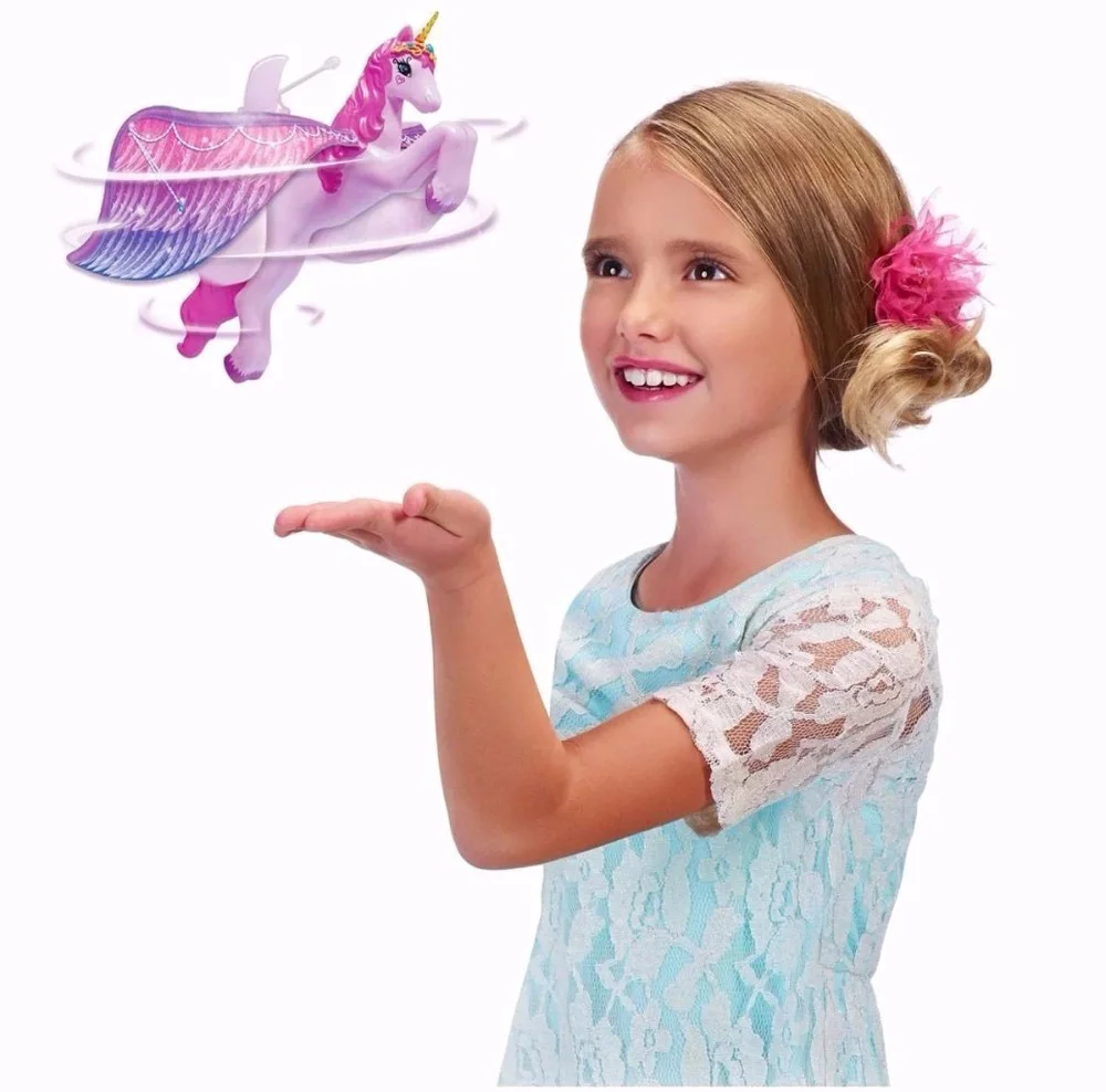 

Luminous Unicorn Hand Induction Control Flying Horse USB Glowing Flying Toy Christmas Toys for Children Wireless Unicorn