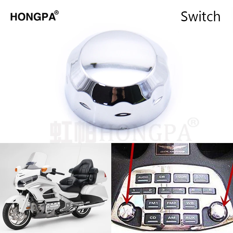 Мотоциклетный обтекатель для Honda Goldwing GL 1800 2001-2011 зеркало заднего акцента крыло навигационная панель управления акценты отделка деталей - Цвет: Switch