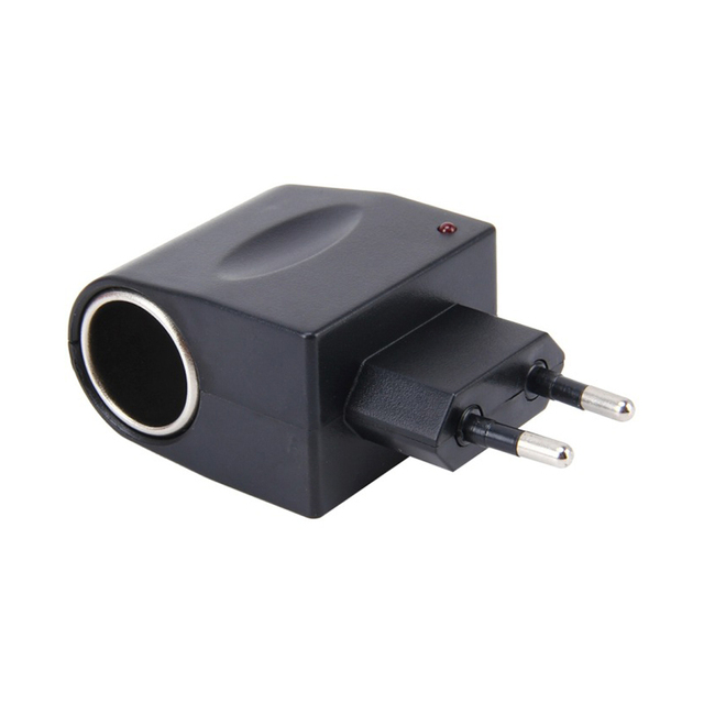 AC To 12V DC Car Power Adapter Socket Converter Home Auto Cigarette Lighter Auto Vehicle Cigarette  Lighter Power Plug