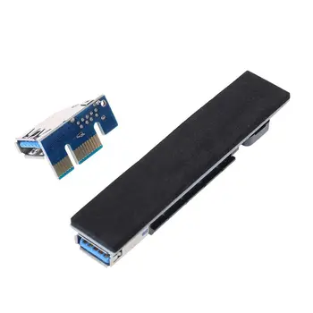 Add On Card PCI Express USB 3.0 Adapter Raiser Extender PCIE Riser Card USB 3.0 PCI-E SATA PCI E Riser PCI Express X1 to X4 Slot