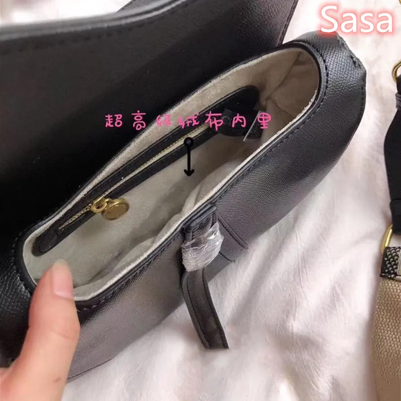 Sasa 2020 Split Cow Leather Saddle Bag Crossbody Shoulder Brand Design Luxury Bags