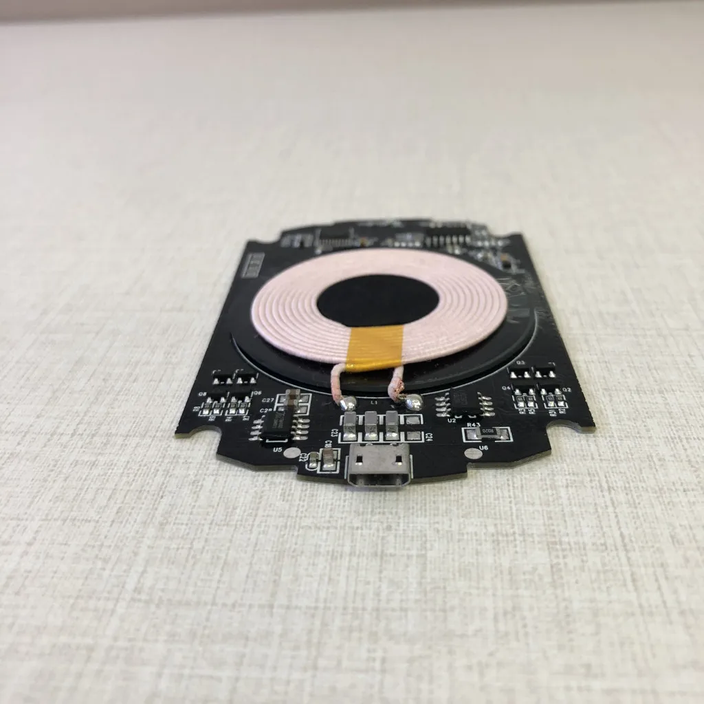Qi Wireless Charger PCBA Circuit Board with Qi Standard Coil DIY Wireless Charging Module (5W) for Samsung