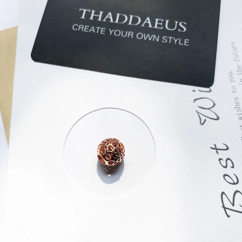 Бисером украшения Роза из чистого золота Цвет подходит браслет ожерелье Европы