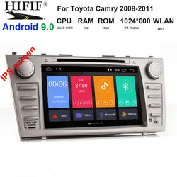 Android 8,1 4 ядра 8 "Автомобильный DVD плеер для Toyota Camry 2008-2011 gps Navi Поддержка ipod SD/USB Сенсорный экран Радио mp3 Bluetooth