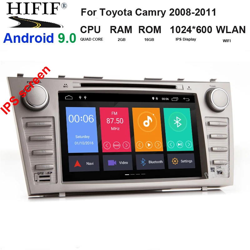 Excellent Android 9.0 Octa Core 8" Car DVD Player For Toyota Camry 2008-2011 GPS Navi Support ipod SD/USB Touch Screen Radio mp3 Bluetooth 0 Excellent Android 9.0 Octa Core 8" Car DVD Player For Toyota Camry 2008-2011 GPS Navi Support ipod SD/USB Touch Screen Radio mp3 Bluetooth 0