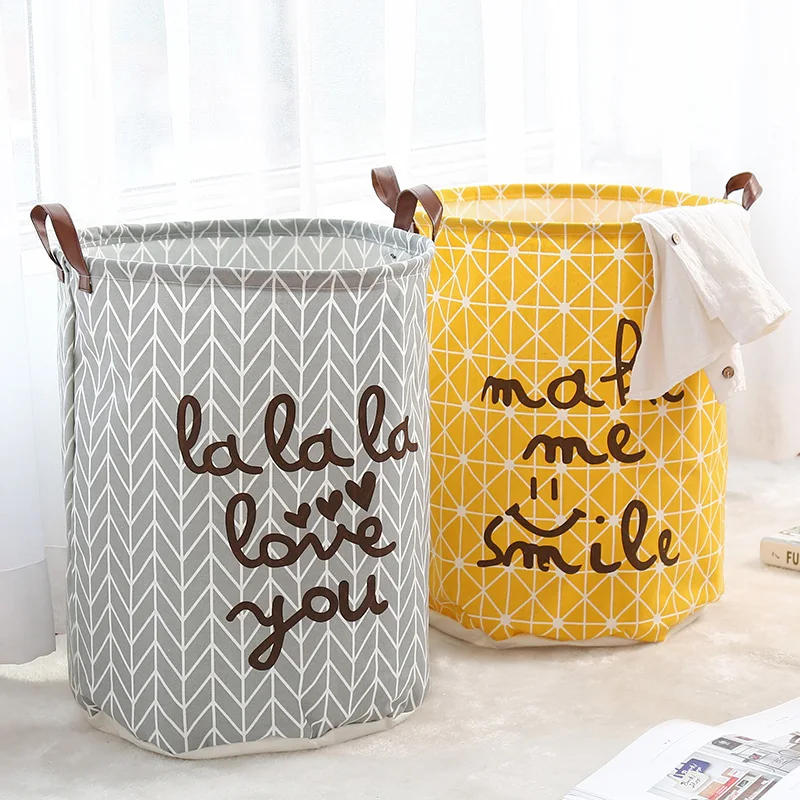 

Large Laundry Basket Toys Storage Bucket Picnic Basket Box Washing Clothes Box Baby Laundry Organizer Holder Pouch Household