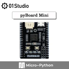 01 estúdio pyboard mini stm32f411ceu6 micropython stm32 desenvolvimento demonstração placa de programação embutida