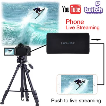

EZCAP HDMI Game Video Capture Recorder Card With APP Outdoor Mobile phone Live Broadcast Streaming Box for PS3 PS4 TV BOX Twitch