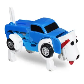 

Kids Clockwork Dog Car Toy Deformable Transform Dog Car Toy for Children
