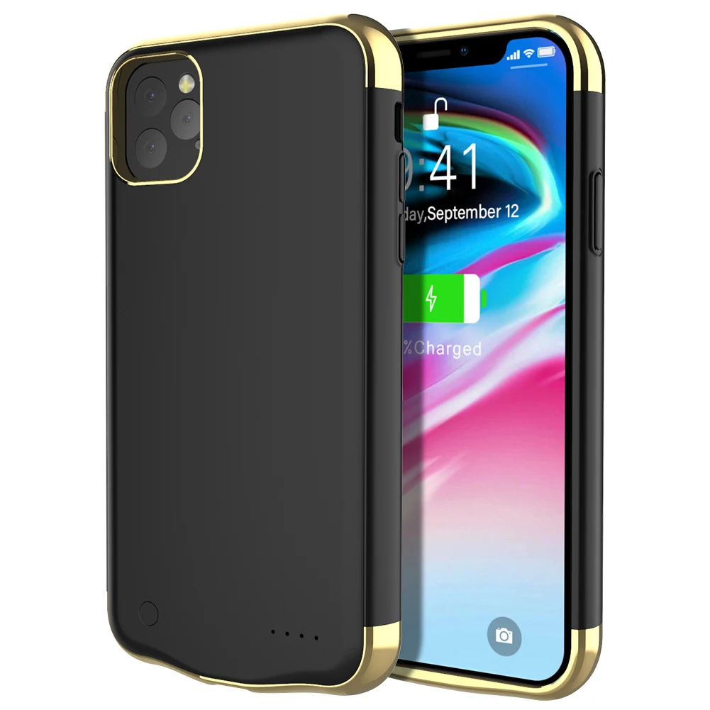 Для iPhone 11 11 Pro Чехол для зарядного устройства 5500 мАч резервный перезаряжаемый чехол для зарядки PowerBank для iPhone 11 Pro Аккумулятор Max Case