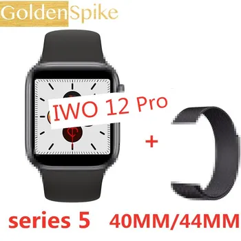 

2020 new smart watch iwo 12 40MM/44mm watch 5 ECG Bluetooth call heart rate monitor temperature ip68 waterproof pk iwo 13 K8 P8