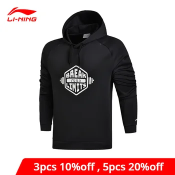 

Li-Ning Men Training Series Sweater Regular Fit 93% Polyester 7% Spandex WARM AT li ning LiNing Sports Tops AWDM697 MWW1340