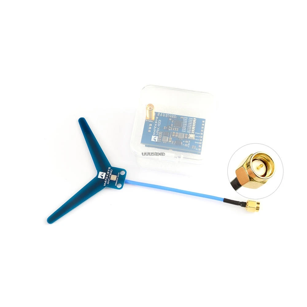 MATEKSYS VRX-1G3-V2 Receiver - 1.2Ghz 1.2g 9CH Wide band FPV Video Receiver for RC Drone Goggles Monitor Long range Matek System 10