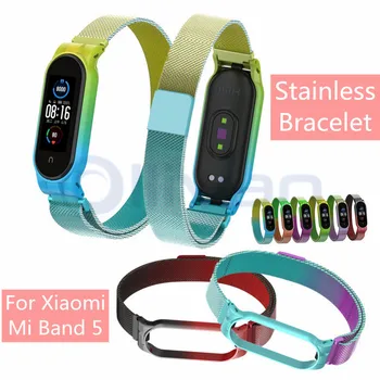 

Original For Xiaomi Mi Band 5 Smart Wristband Men Original Miband 5 Bracelet 2 Color Strap Wristbands Pulseira Smartband