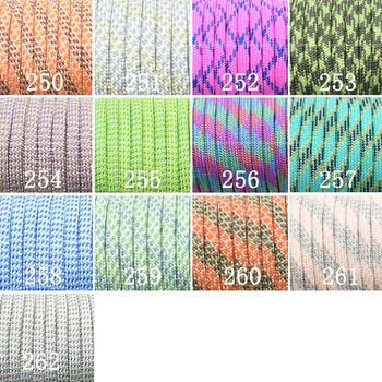 

1pcs 100FT 550 Paracord Parachute Cord Lanyard Mil Spec Type III 7 Strand Core For Climbing Camping Buckles Bracelet