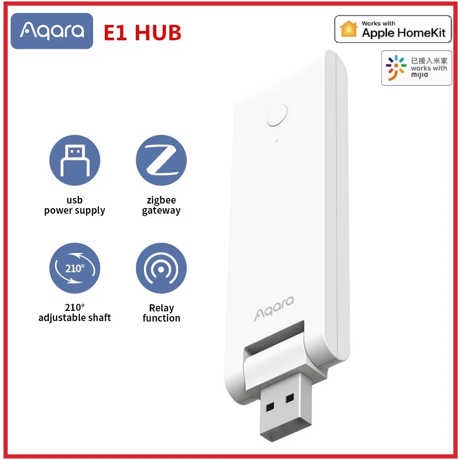 Умный USB-хаб AQARA E1 Zigbee беспроводной хаб с дистанционным управлением для Xiaomi Mi Home
