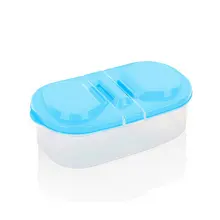 Кухня Еда зерновых зерен бобов риса пластиковый контейнер для хранения коробка прозрачный контейнер для хранения зерна зеленый