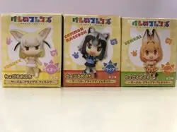 3 шт./лот 5 см аниме Kemono друзья фигурки Kawaii Nendoroid куклы модель детский подарок на день рождения