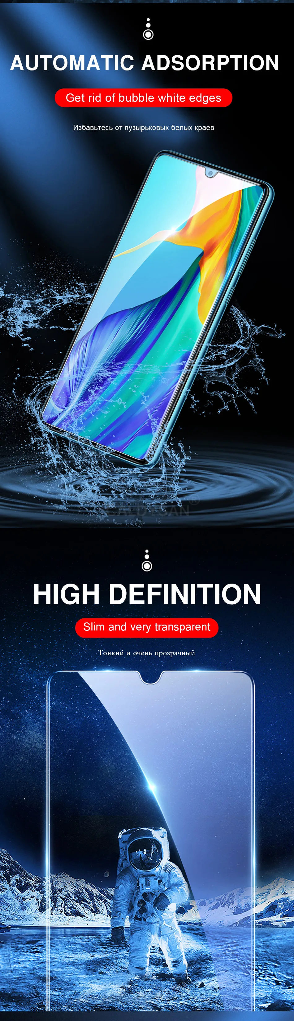 3 шт. защитное закаленное стекло для huawei P20 Lite P30 mate 10 20 Pro P Smart Plus Защитная пленка для экрана полное покрытие