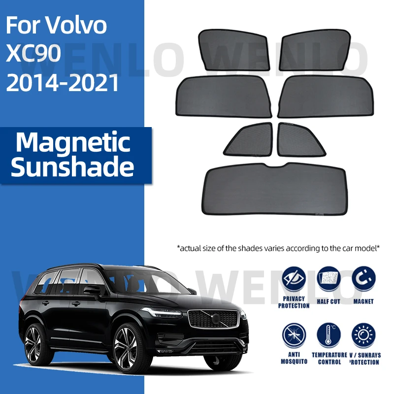 For Volvo Xc90 20142021 Uv Protect Sunshade Car Sunshield Window Visor