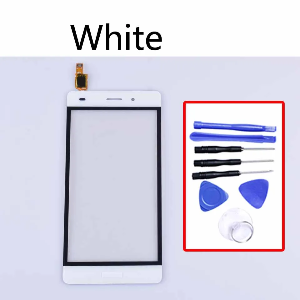 5," сенсорный экран Экран для Huawei P8 Lite ALE-L04 ALE-L21 ALE-TL00 ALE-L23 Сенсорный экран Панель Сенсор планшета солнечные фильтры Панель - Цвет: White-With tool