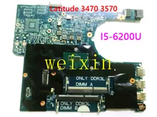 Материнская плата для ноутбука DELL Latitude 3470 3570 с фотографическим процессором YKP8M 0YKP8M I5-6200U 14291-1 DDR3L