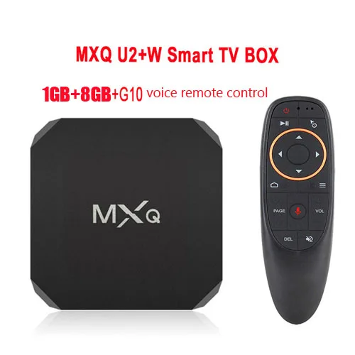 Android tv box MXQ pro 4K Android 7,1 HD 3D 2,4G WiFi S905W четырехъядерный Медиаплеер smart tv android tv box может подписаться на IP tv - Цвет: U2 WA 1GB 8GB