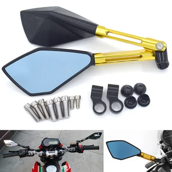 

Universal 8mm 10mm Motorcycle CNC Aluminum rearview side mirror For Yamaha FZ1 FAZER FZ6 FZ6R FZ8 XJ6 MT-07 MT-09 FZ9 FZ-09
