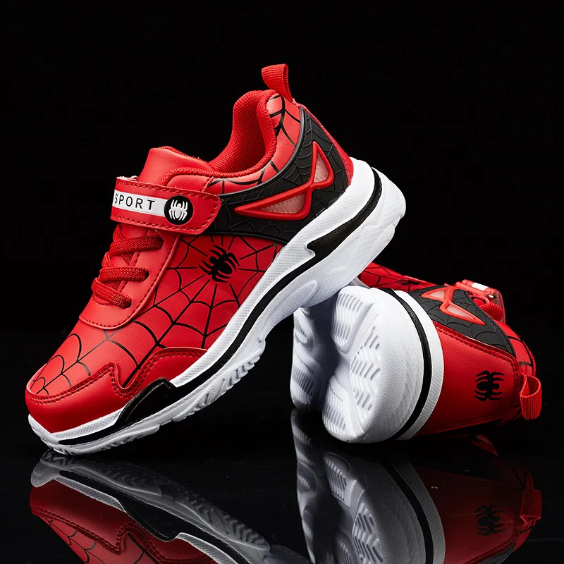 

Spring Autumn Children Shoes Boys Girls Spring Heel Sports Shoes Spider Man Casual Outdoor Kids Sneakers Boy Running Shoes