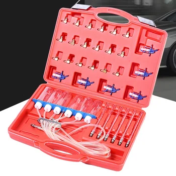 

HHO-Injector Fuel Flow Common Rail Diagnostic Detect Test Meter Tool for Bosch Siemens Denso Delphi Injectors Adaptor AT2003