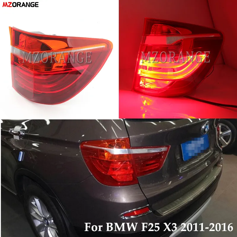Внешний/внутренний левый/правый задний фонарь MIZIAUTO для BMW F25 X3 2011 2012 2013 2014 2015 2016