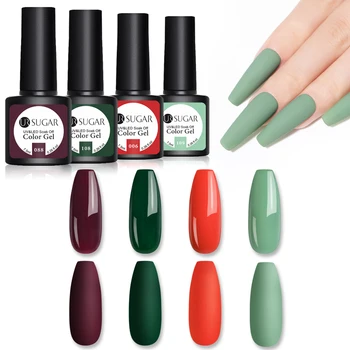 

UR SUGAR 4/6Pcs Colorful Gel Nail Polish Set Spring Summer Series Nail Color Semi Permanent Gel Varnish Soak Off UV Gel