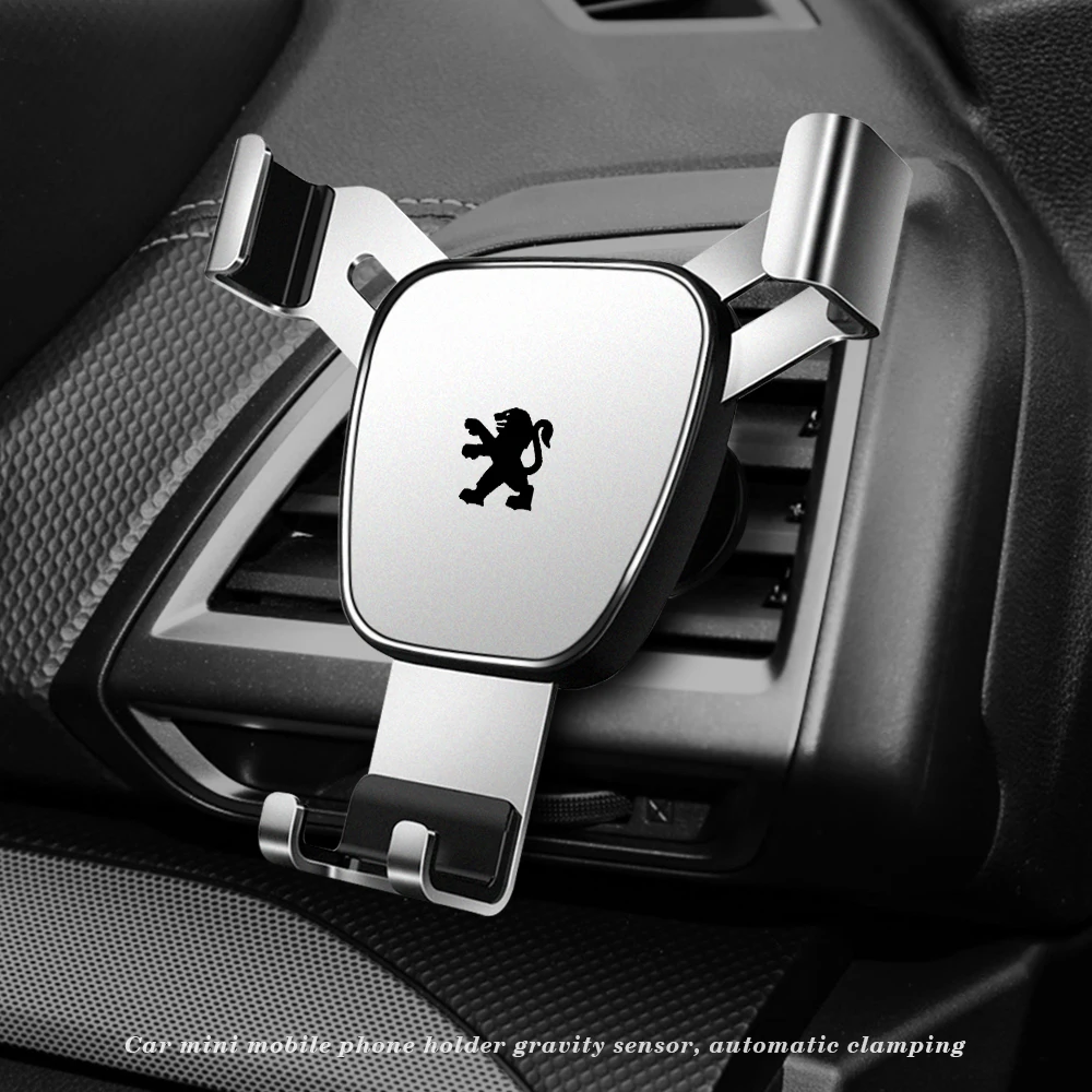 Universal soporte para móvil de coche soporte para aire acondicionado No magnético soporte para teléfono celular para Peugeot 206, 207, 307, 3008, 2008, 308, 408