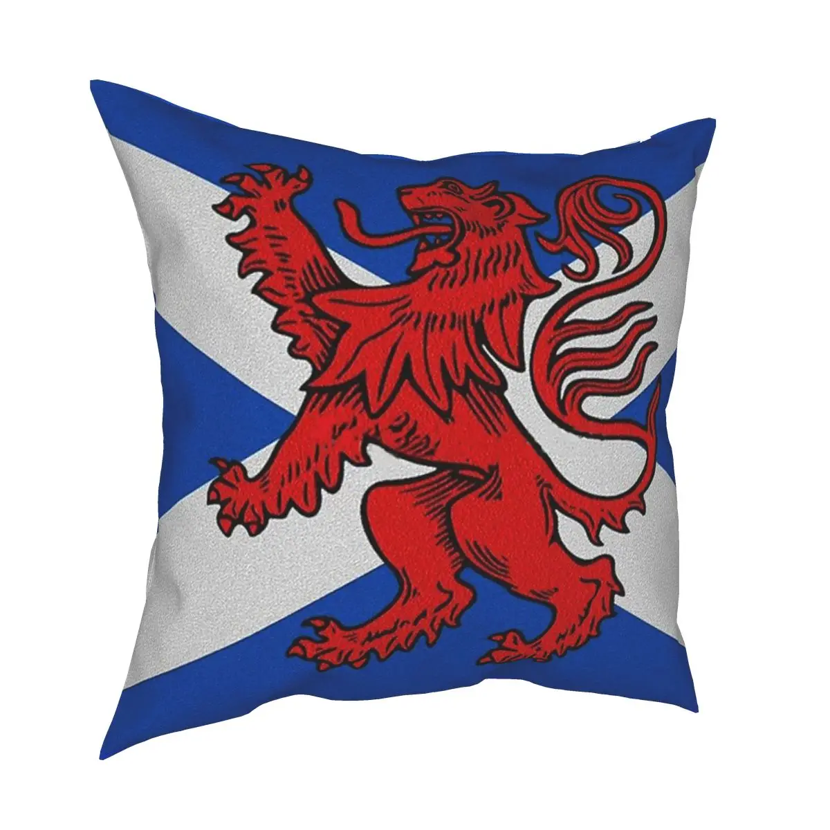 

Scotland The Scottish Lion Pillow Cover Home Decorative Cushions Throw Pillow for Sofa Polyester Double-sided Printing Novelty