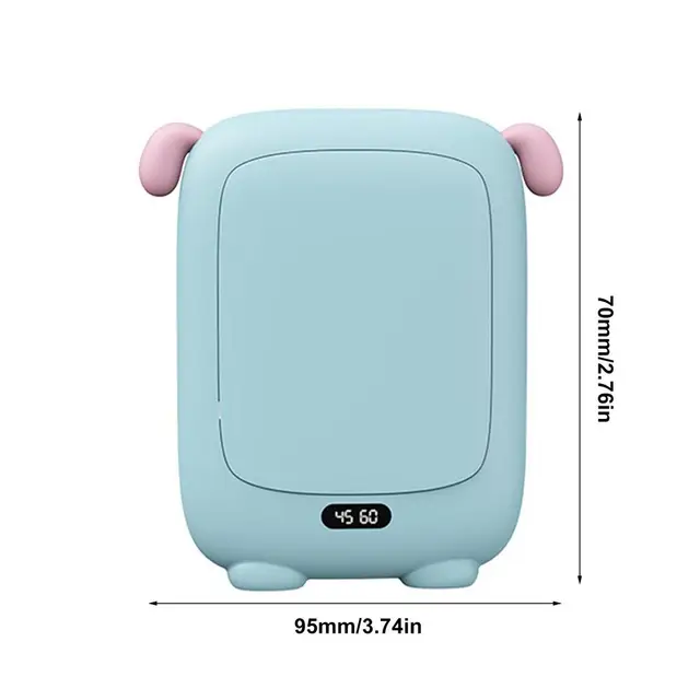 Új N12 Kézmelegítő Fűtőpad Usb Újratölthető Praktikus Melegebb Fűtőberendezés Macaron Színek Portable Power Bank 4000Mah - Image 6