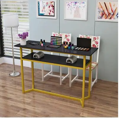 New manicure table single double manicure shop table special price economic simple modern and chair set