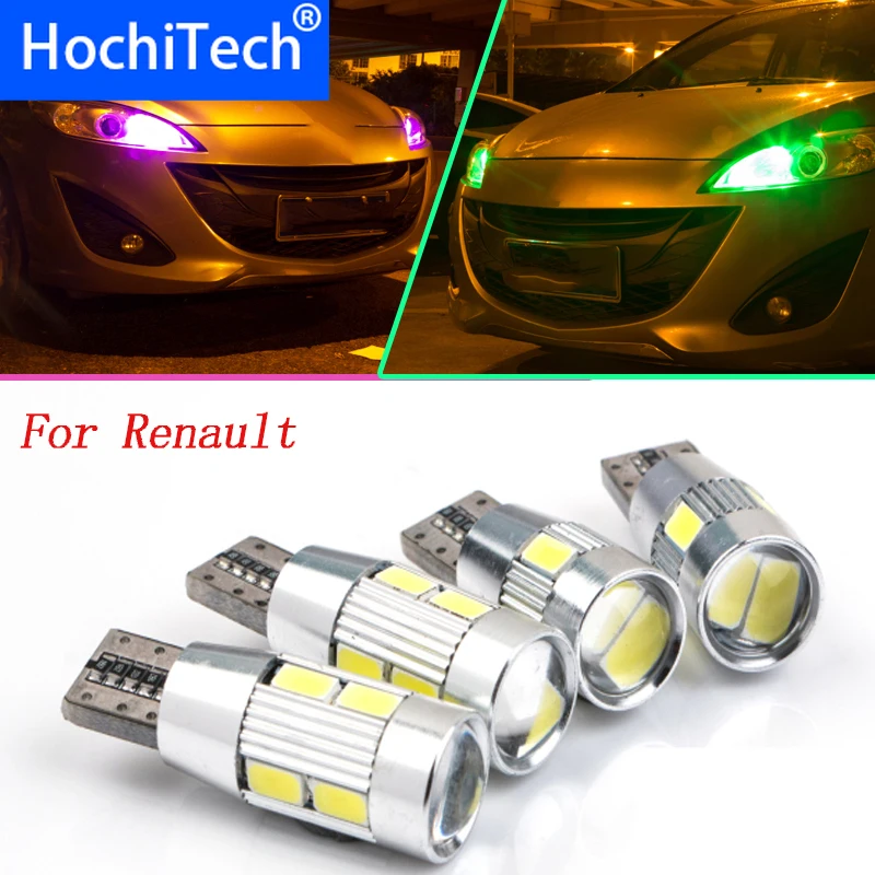

1pc safe T10 W5W For Renault Clio IV Clio II Clio III LED Front Parking Light Front Side Marker Light Source Car Styling