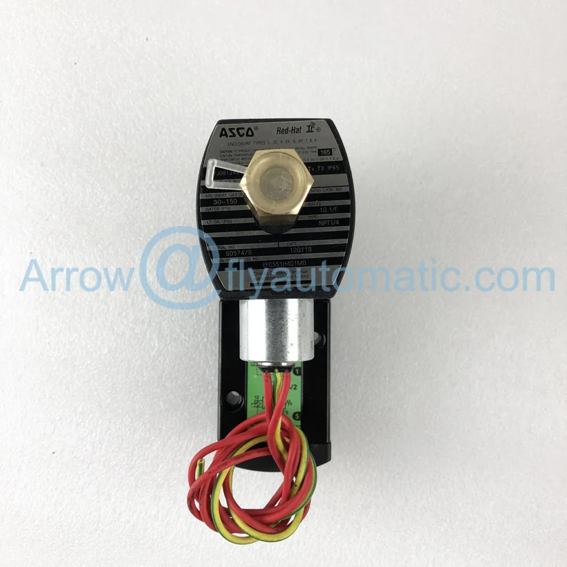 ASCO G551H401 EFG551H401 1/" Пилот управляемый тип катушки Алюминиевый корпус электромагнитный клапан