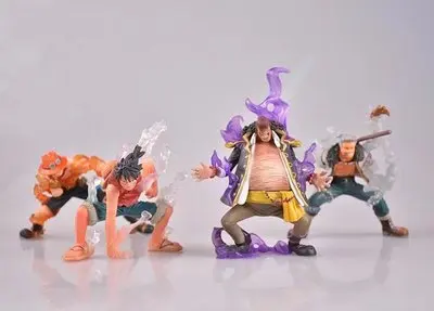 Один кусок первая бомба 4 емкости Nirvana Luffy Ace дым Мужская черная борода битва сцена гаражный комплект
